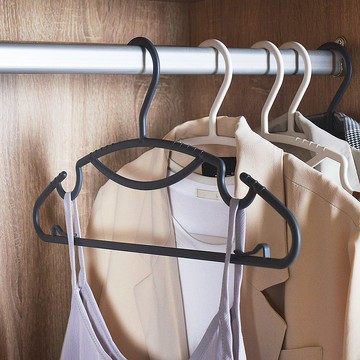 +O家窩 MIT 佐伊多功能薄型防滑無痕衣架-40入