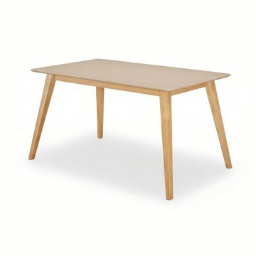 森嶼日系原木餐桌 150cm｜北歐風原木餐桌｜小家庭實木感餐桌｜餐廳・居家空間適用 TBB062