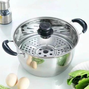 加厚不銹鋼湯鍋煲湯鍋奶鍋小火鍋煤氣爐電磁爐多功能鍋具清倉露營