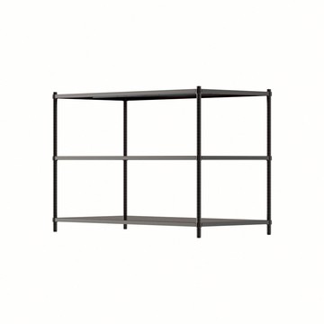 【dayneeds】極致工藝 120X60X60cm 三層鐵板架/二色可選黑色