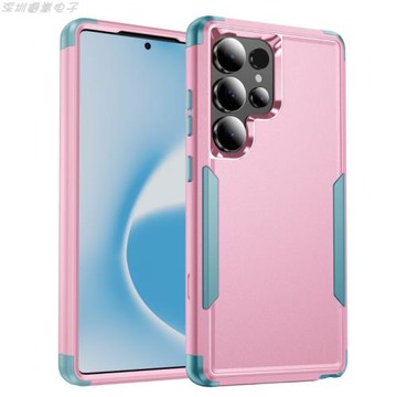 適用三星s21Plus歐美三防機器人手機殼s21Ultra磨砂硅膠全包雙面防摔屏幕保護套