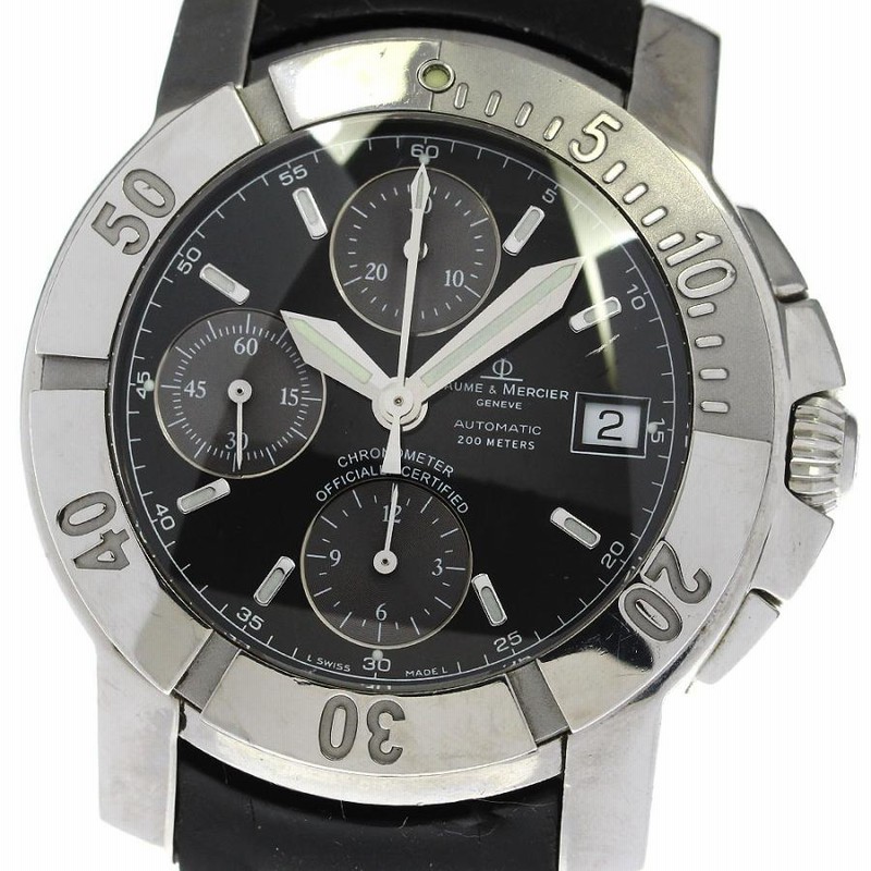 ボーム＆メルシェ Baume & Mercier 65352 クロノグラフ自動巻 ボーム