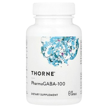 Thorne, PharmaGABA-100，60 粒膠囊（每粒膠囊 100 毫克）