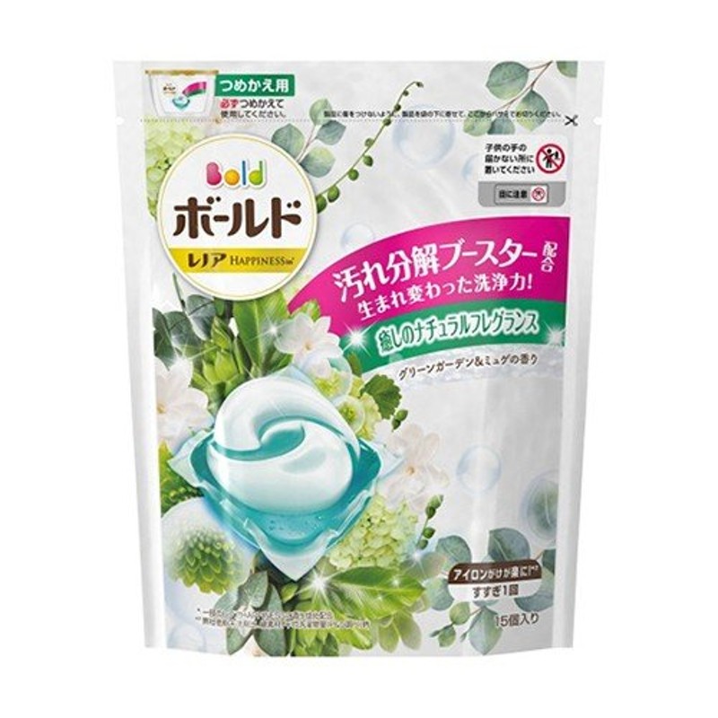 送料無料・まとめ買い×12個セット】P&G ボールド ジェルボール 3D ...