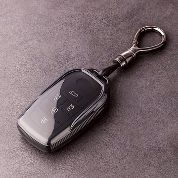 適用於豐田汽車鑰匙套 Alphard rav4 Camry Corolla 皇冠 車用鑰匙包透明