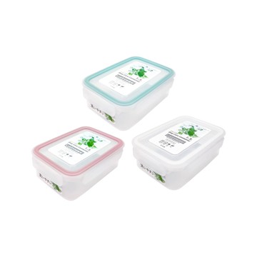 【Lustroware】日本岩崎日本製可套疊防漏微波保鮮盒-1.3L(原廠總代理)