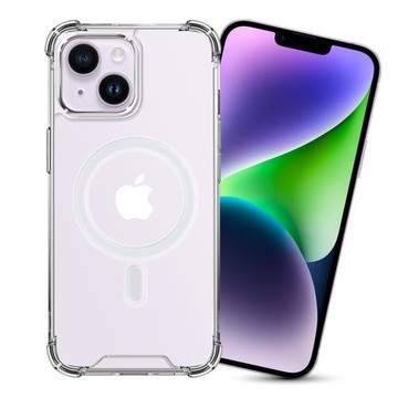 City Boss for iPhone14 Plus 6.7 5D超越美型透明磁吸殼