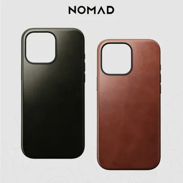 美國NOMAD 摩登Horween皮革保護殼-iPhone 16 Pro(6.3")