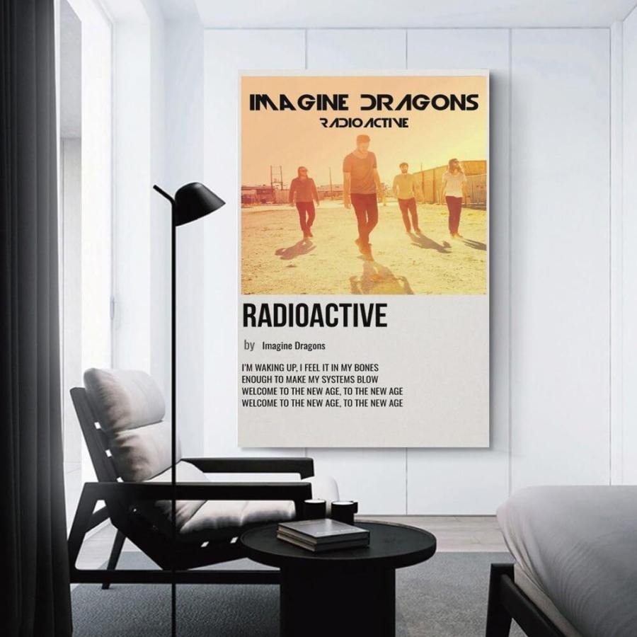 Imagine Dragons Radioactive Canvas Poster Wall Decorative Art Painting Li