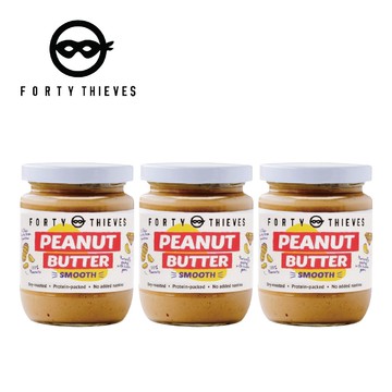 【壽滿趣】Forty Thieves 紐西蘭頂級絲滑花生抹醬(235gX3入)