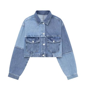 Fall longsleeved casual denim jacket秋季長袖休閑牛仔夾克外套
