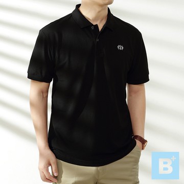 大尺碼-彈力-素面-POLO衫-黑/灰/紅/墨綠/藍-0201201