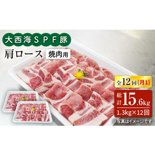 ふるさと納税 長崎県 西海市 大西海SPF豚 肩ロース（焼肉用）計15.6kg＜大西海ファーム＞ [CEK125]