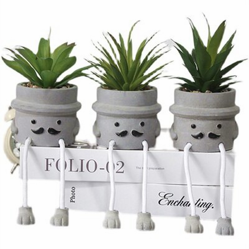 植木鉢 おしゃれ プランター 多肉植物鉢 サボテン鉢 樹脂製 小型植物適用 北欧風 グレー 通販 Lineポイント最大1 0 Get Lineショッピング