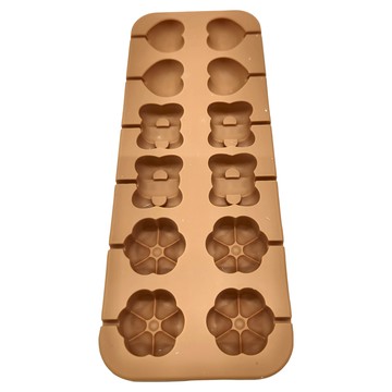 KAI 貝印 花心棒棒糖矽膠模 DL-8021  26 x 10 x 1.8cm  1個