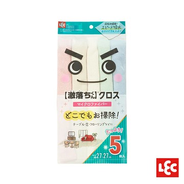 【激落君】超極細纖維抹布27x27cm-5枚入 廚房抹布 憨吉小舖