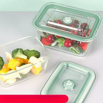 【密封防漏】玻璃保鮮盒 飯盒 保鮮盒 微波爐飯盒 冰箱收納盒 密封盒 玻璃材質 耐高溫可微波 水果泡菜通用 廚房收納必備