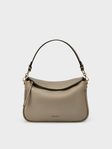 S'AIME Prime 2WAY頭層真皮拉鍊軟包(M)