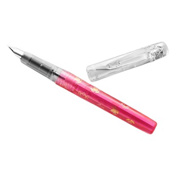 PLATINUM 白金牌 本格PREPPY和系列鋼筆 Modern Maki-e Limited Edition  0.3mm  桃紅色