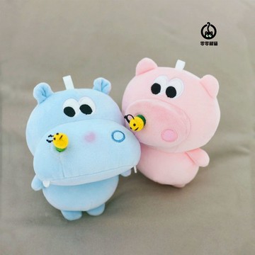 可愛新品❤️可愛鼻孔煮煮禾禾豬豬河馬💜藏禮物玩偶 可愛毛絨玩偶 創意新品 驚喜禮物 520禮物 驚喜禮物 互換禮物
