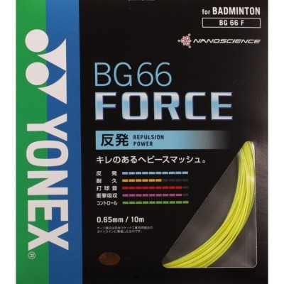 バドミントンガット BG66フォース BG66FORCE ヨネックス YONEX 