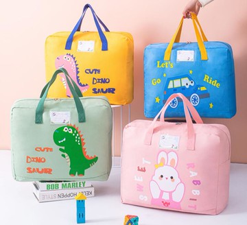 兒童被子收納袋子 裝被子子棉被收納袋 衣服手提行李搬家打包袋子【不二雜貨】