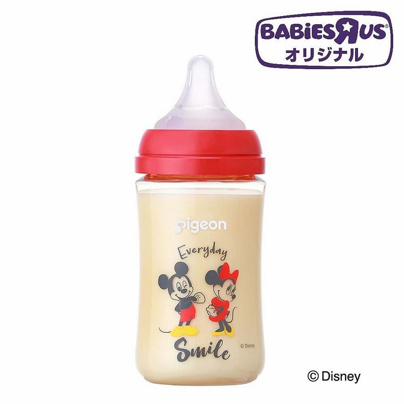 ベビーザらス限定 母乳実感 哺乳びん プラスチック 240ml Disney Toy 通販 Lineポイント最大1 0 Get Lineショッピング