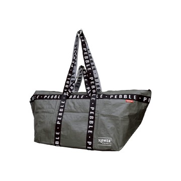 SLOWER PEBBLE MEGA TOTE  PP編織收納袋 \ 橄欖綠