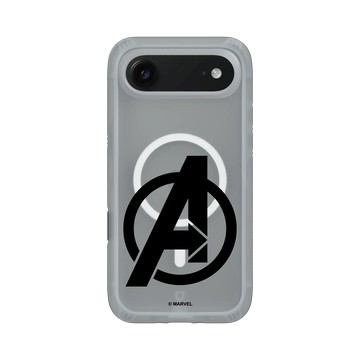 iPhone Air AirX 流變灰 - 迪士尼-漫威 Marvel - 漫威Logo-復仇者聯盟 黑色標誌