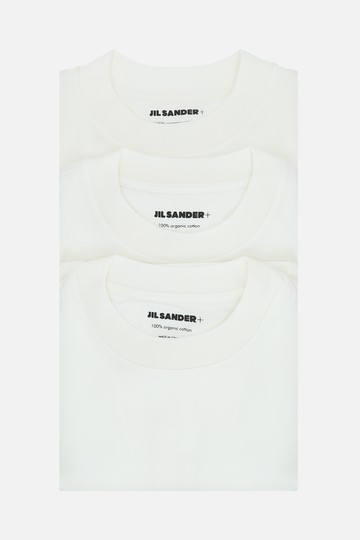 JIL SANDER 3 t-shirt pack in organic cotton Woman