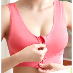 ❤️Vivy peach❤️限時特價 前拉鍊 集中 BRA 透氣 運動 內衣 三角胸墊 不走光