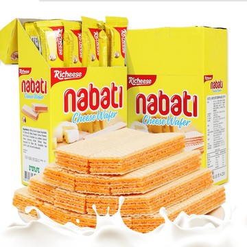🔥在台出貨🔥【印尼】Nabati 麗芝士 巧克力威化餅 200g 威化餅 起司棒 草莓威化餅  起司威化餅 一盒20支