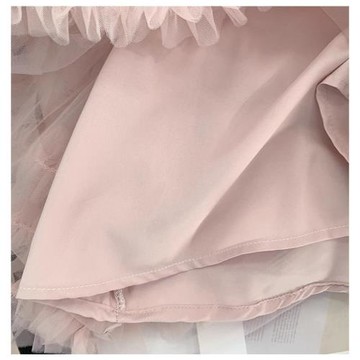 6Y172女童連衣裙夏季2025新款洋氣寶寶燕尾服背心甜美tutu公主裙