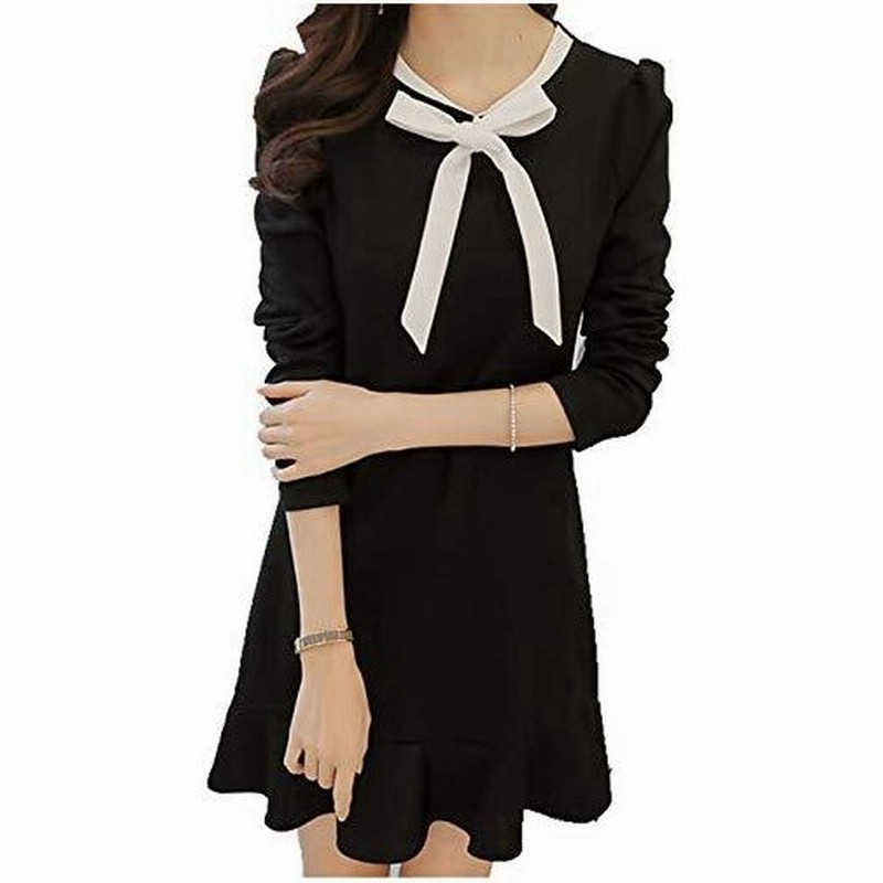 ユケ二ー レディース Vネック ワンピース 大人 かわいい ミモレ丈 今年風 ワンピース 長袖 結婚式 Aライン 二次会 上品 ワンピースブラックm 通販 Lineポイント最大get Lineショッピング