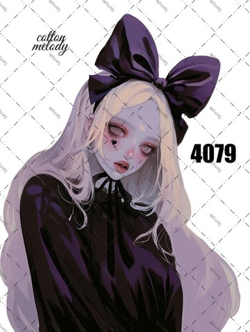 原廠貼紙 no.4079 人物貼紙 原創貼紙 原創人物貼紙 裝飾貼紙 棉旋律