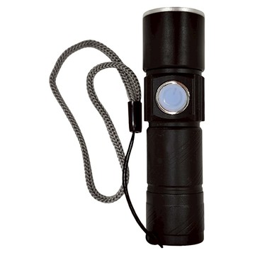 強光USB充電手電筒  1個