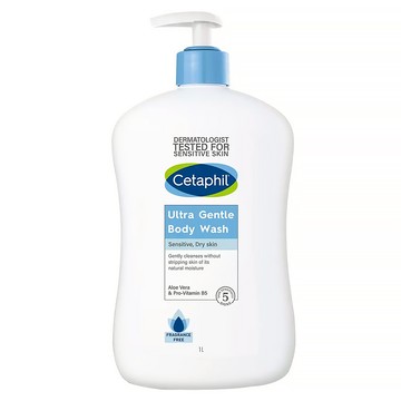 Cetaphil 舒特膚 B5極致舒敏沐浴乳  1L  1瓶