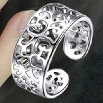 現貨+預購 925純銀戒指 銀飾-愛心造型迷人吸睛百搭母親節生日情人節禮物女配件73ae36【獨家進口】【米蘭精品】