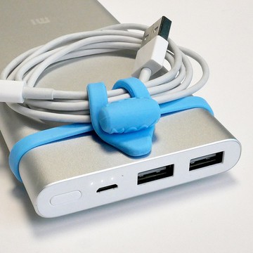 Hugman抱緊緊行動電源束線帶-晴空藍