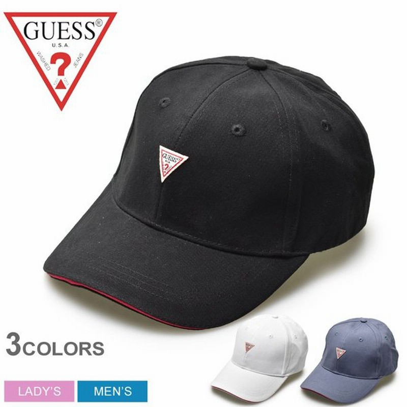 ゲス キャップ レディース メンズ Guess 帽子 黒 白 アメカジ ブランド La ワンポイント トライアングルロゴ 刺繍 通販 Lineポイント最大0 5 Get Lineショッピング