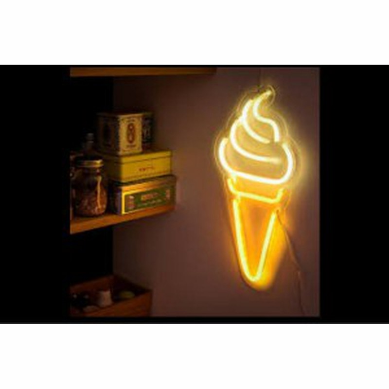 ネオン ソフトクリーム Ice Cream アイスクリーム アイス ジョッキ イラスト ネオンライト 電飾 Led ライト 通販 Lineポイント最大1 0 Get Lineショッピング