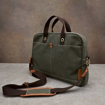 【新上市】 電腦包 帆布側背包