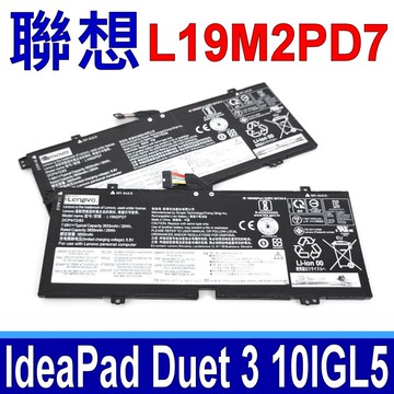 LENOVO L19M2PD7 聯想電池 L19C2PD7 SB10X82538 SB10X82539 5B10X82537 IdeaPad Duet 3 10IGL5