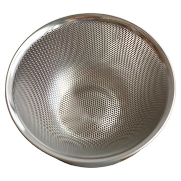 珍珠金屬 不鏽鋼打孔濾網 附腳座 HC-425  15cm  1個