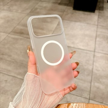 冰霧膚感 MagSafe磁吸 磨砂抗指紋 手機殼 適用iPhone 17 16 15 Pro Max 防摔殼 保護殼