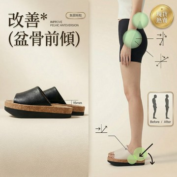 🔥台灣現貨熱賣⚡️pu负跟鞋 骨盆前傾改善 足弓支撐 體態矯正 前高後底防滑 負跟鞋女款 夏季涼鞋 eva拖鞋1015