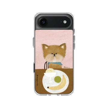 iPhone Air Clear Case（相機按鈕） 透明 - Seungyoun Kim - 狗狗開動囉