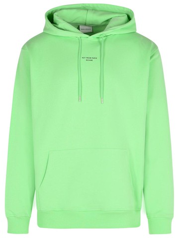 Drôle De Monsieur 'Classique' Green Cotton Sweatshirt
