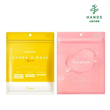 【LuLuLun】面膜(維他命亮白提拉/水漾柔潤滲透面膜)-7枚入｜台隆手創館