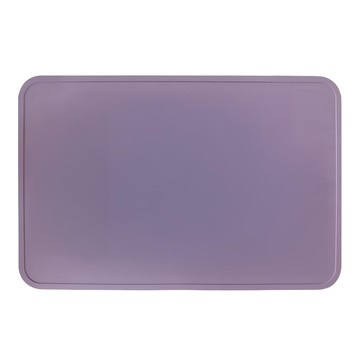 ade.l Dining系列 矽膠餐墊 長方形  428 x 282 x 2mm 邊緣凸起3mm  丁香紫色  1個